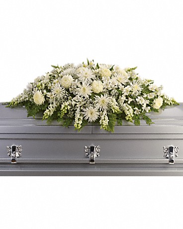 Enduring Light Casket Spray Sympathy Arrangement