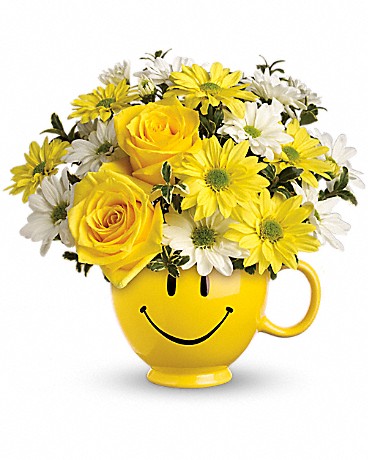 Teleflora's Be Happy® Bouquet with Roses Bouquet