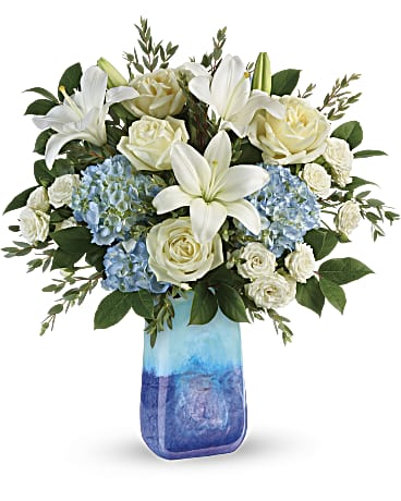 Teleflora's Ocean Sparkle Bouquet Bouquet