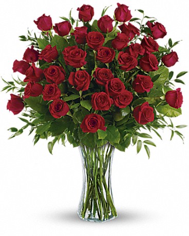 Breathtaking Beauty with 36 Long Stemmed Roses Bouquet