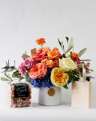 Chip Chip Hooray! Birthday Set Flower Arrangement