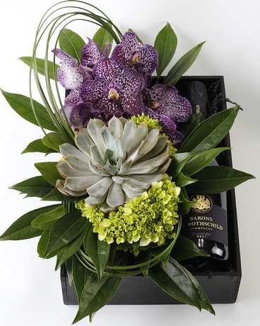 With Champagne, Without Wine Tube size,  inches height and  inches wide.