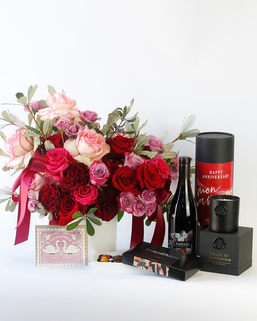 With Floralia Pinot Noir Wine size,  inches height and  inches wide.