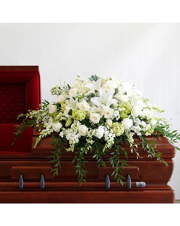 Eternity Casket Spray Flower Arrangement