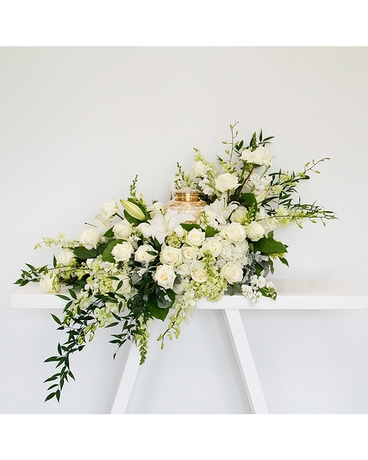 Eternity Flowering Urn & Cremation Piece Flower Arrangement