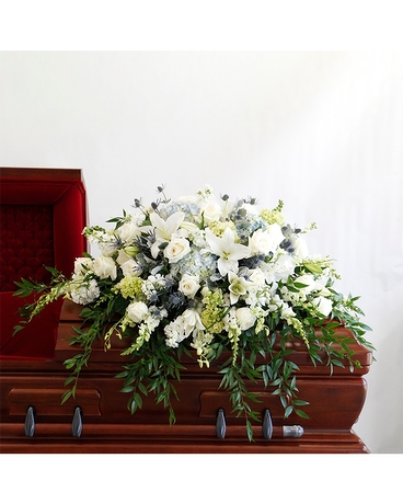 Tranquility Casket Spray Flower Arrangement