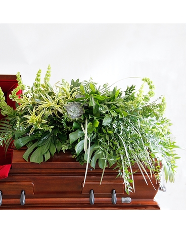 Serenity Casket Spray Flower Arrangement