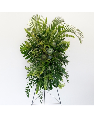 Serenity Standing Easel Spray Flower Arrangement