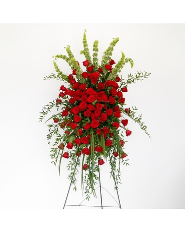 Splendor Standing Easel Spray Flower Arrangement