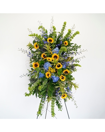 Strength Standing Easel Spray Flower Arrangement