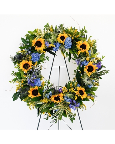 Strength Classic Wreath Flower Arrangement