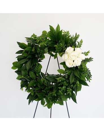Radiance Wreath Flower Arrangement