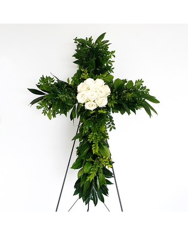 Radiance Cross Flower Arrangement