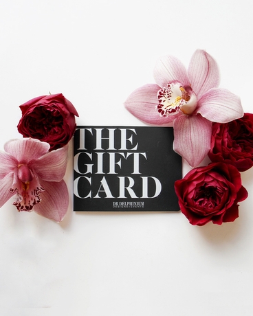 $400 Gift Card size,  inches height and  inches wide.