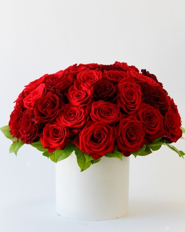 French Pavé Roses | Legacy Red Flower Arrangement