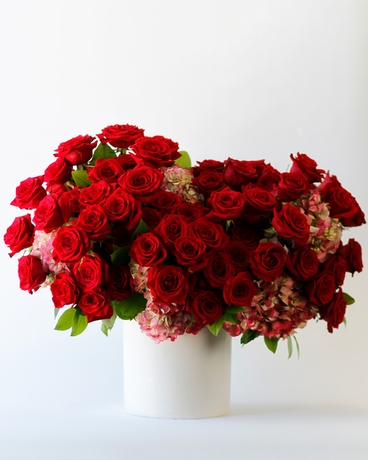 The 100 Roses | Legacy Red Flower Arrangement