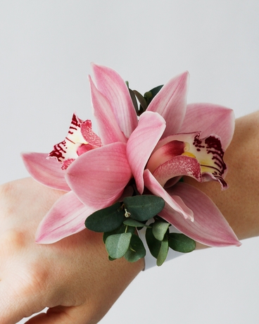OLIVIA // Cymbidium Corsage Flower Arrangement