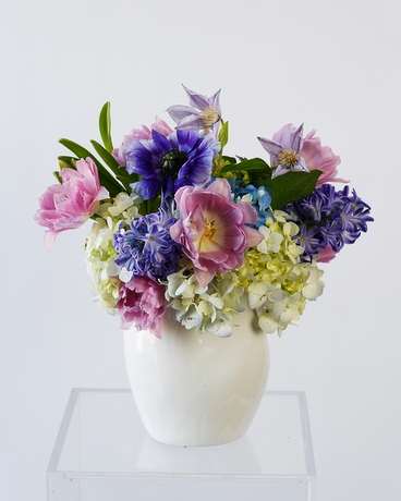 Standard size, 10 inches height and 8 inches wide.