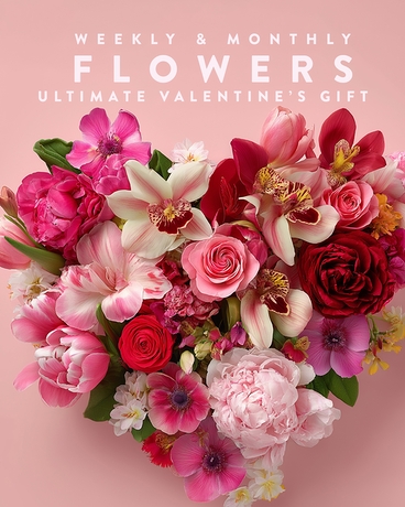 THE PERFECT VALENTINE'S DAY GIFT | SUBSCRIPTION Flower Arrangement