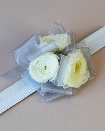 On White Wrap Bracelet size,  inches height and  inches wide.